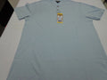 Eddie Bauer Men's Short Sleeve Soft Henley  Light Blue Size Medium  NEW