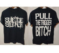 NEW!!! Suicide Silence Pull The Trigger Btch Band American Apparel T-Shirt