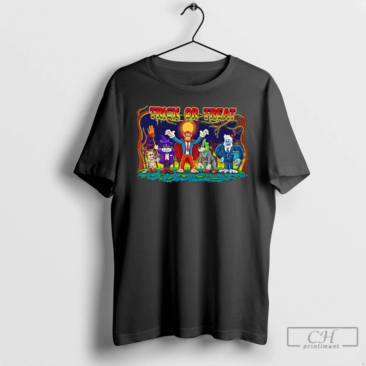 Premium Bennie And Crew Trick Or Treat Halloween T Shirts