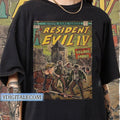Vintage 90s Graphic Style Resident Evil T-shirt, Retro Game Resident Evil Shirt