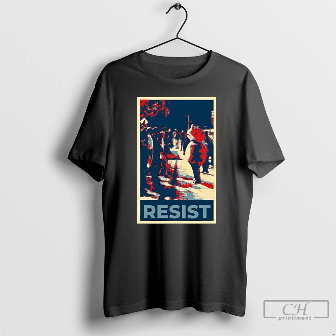 Classic In Frog We Trust Portland Frog Resist T Shirts