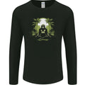 Meditating Monkey Spiritual Yoga Mens Long Sleeve T-Shirt