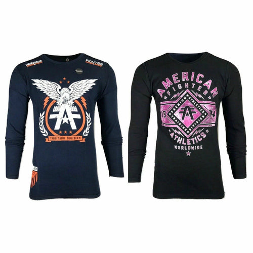 AMERICAN FIGHTER Men's Reversible Thermal Shirt TAKE FLIGHT Athletic Biker