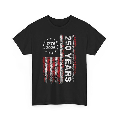 America 250th Birthday US Flag 250 Years We The People Unisex T-Shirt