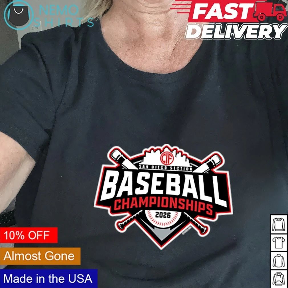 CIF-San Diego Section Baseball Championships 2026 shirt