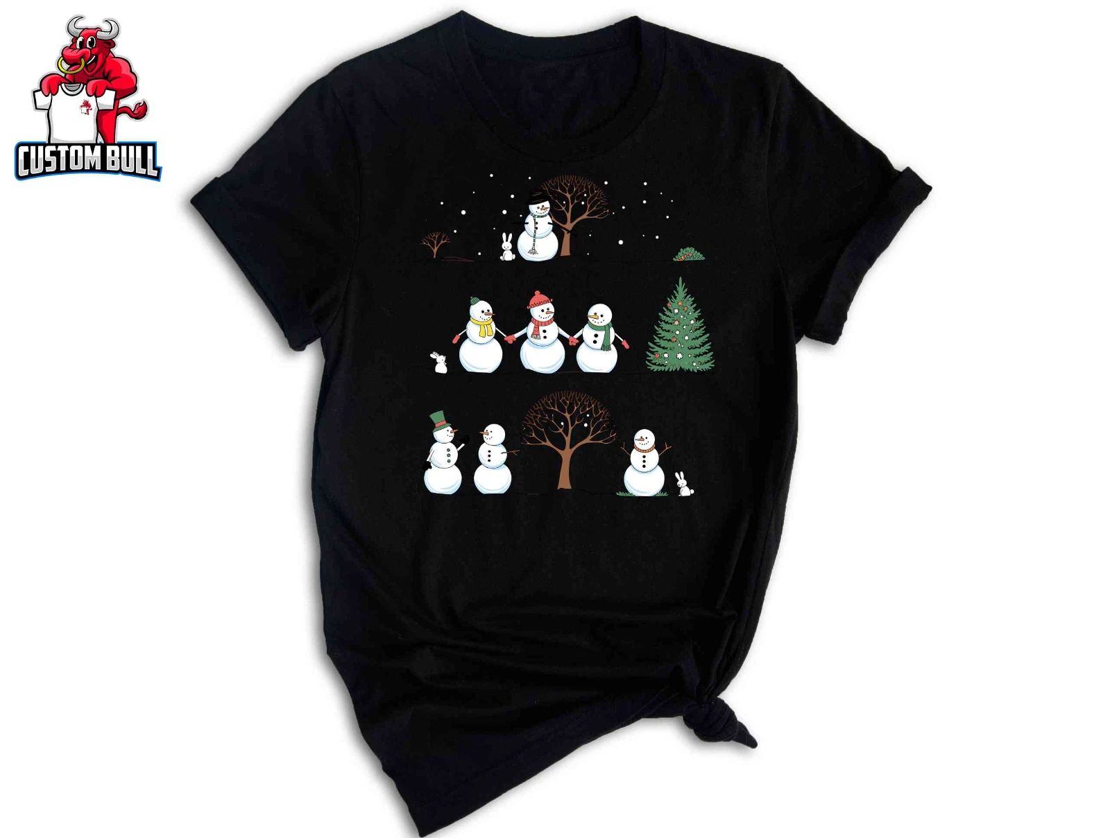 Christmas Snowman Shirt, Winter Shirt, Snowman Shirt, Cute Snowman Shirt