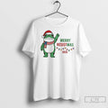 Premium Merry Resistmas Portland Frog Santa Hat Merry Christmas 2025
