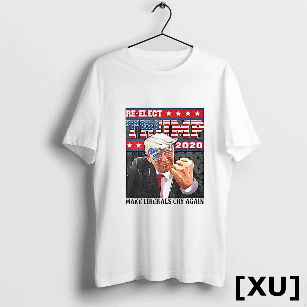 Re Elect Trump 2020 Make Liberals Cry Again American Flag Tshirts Sweater