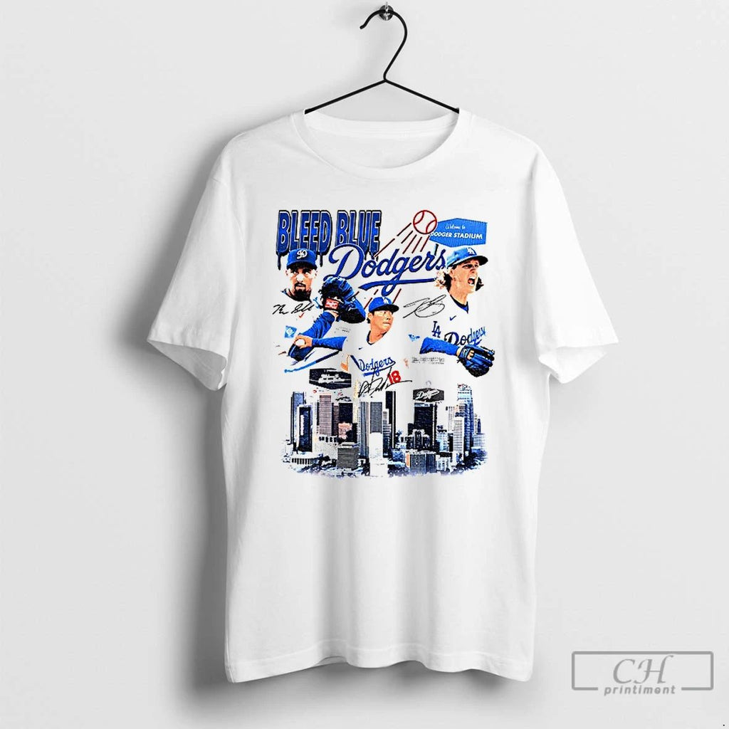 Classic Shohei Ohtani Mookie Betts And Yoshinobu Yamamoto Los Angeles Dodgers Mlb Bleed Blue City