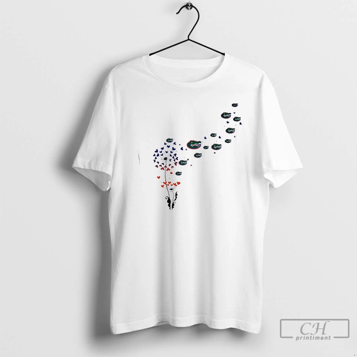 Classic Dandelion Flower Florida Gators Football Logo T Shirts