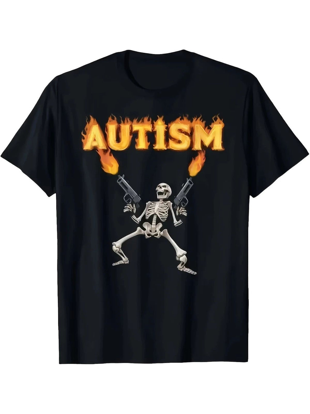 Conscious Skull T-Shirt – Funny Dank Meme, Crew Neck, Short Sleeve