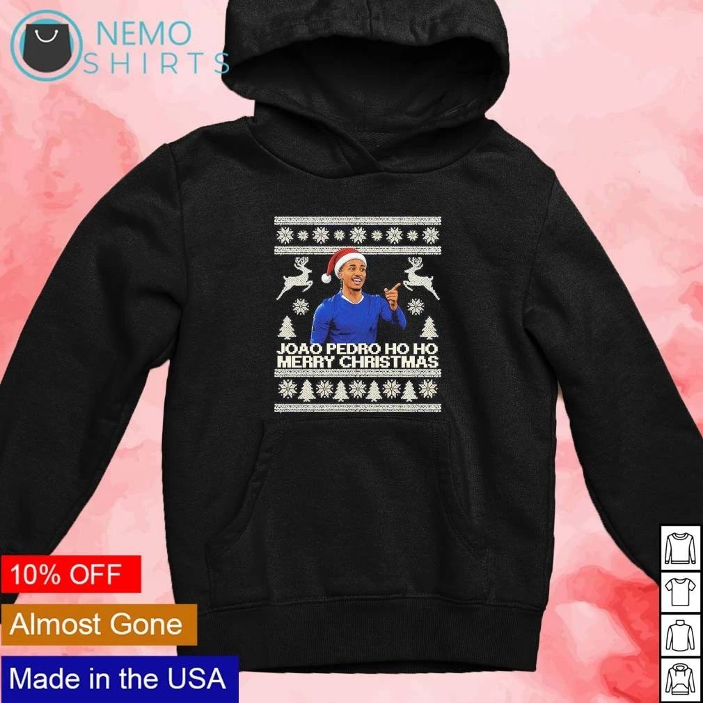 Joao Pedro Ho Ho Chelsea Merry Ugly Christmas shirt