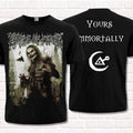 Cradle Of Filth "Yours Immortally" T-Shirt (2015). Symphonic Black Metal.