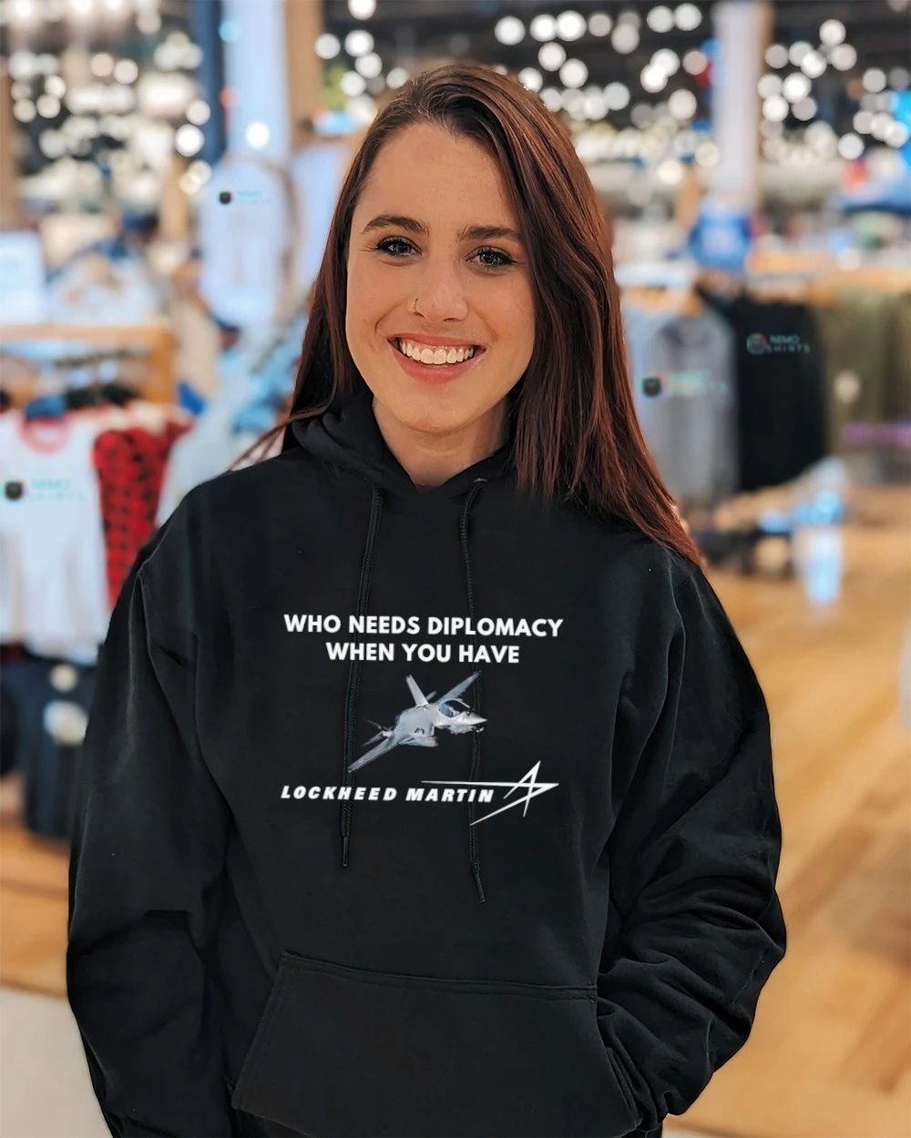 Who Needs Diplomacy When You Have Lockheed Martin shirt