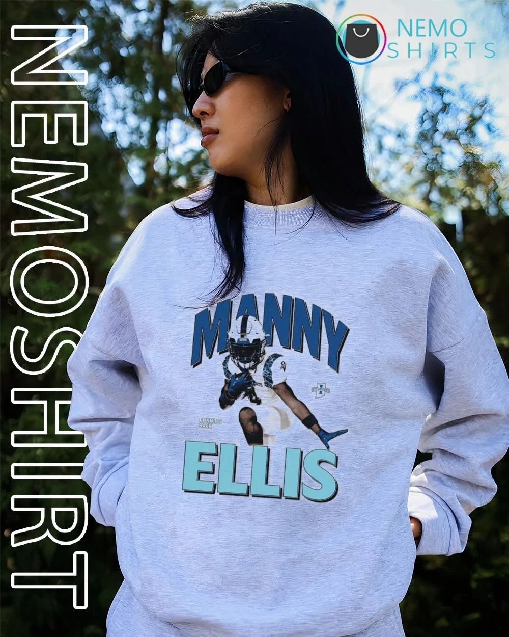 Manny Ellis Retro Running Back Sycamores shirt