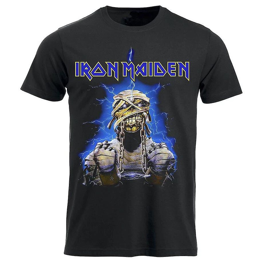 Iron Maiden Powerslave Mummy Shirt S M L XL XXL Offcl T-Shirt Metal Band Tshirt
