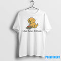 Lifes Better Al Dente Dog Tshirts Sweater