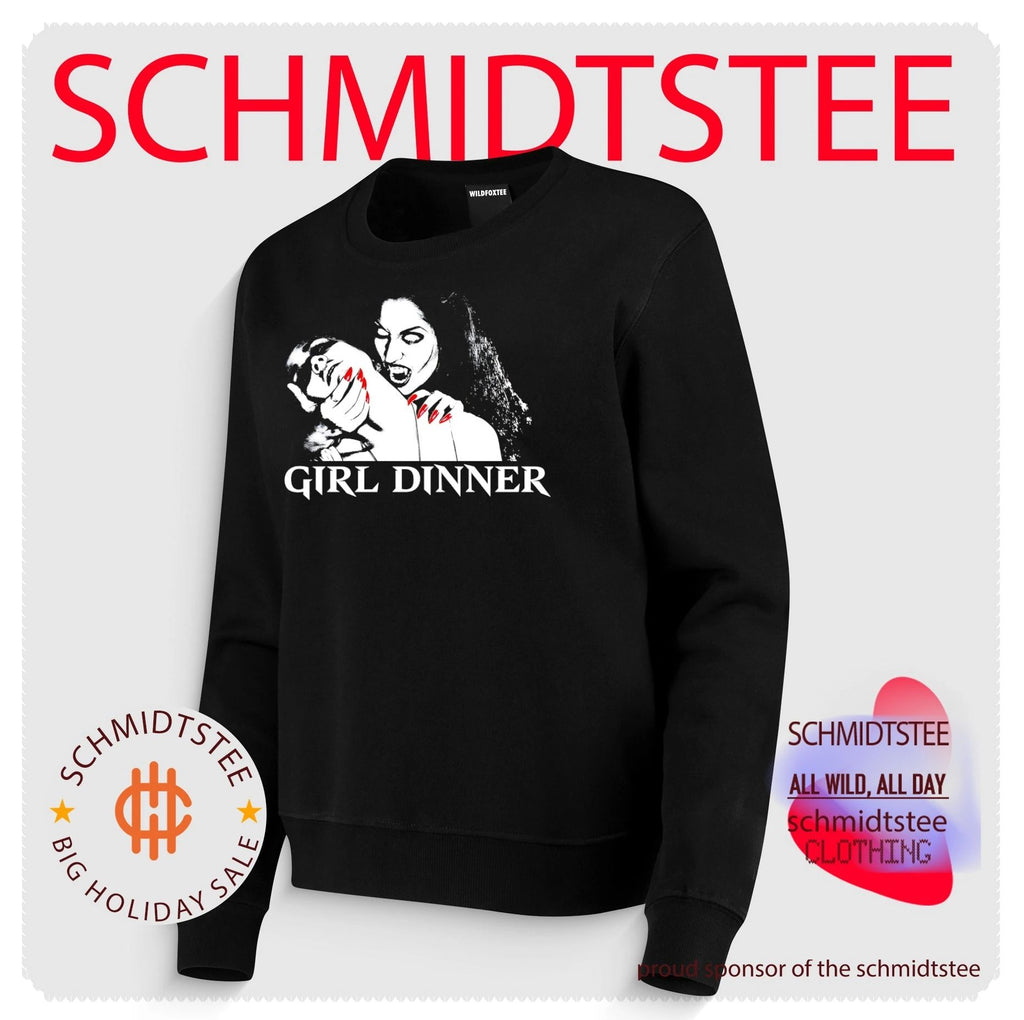 Girl Dinner Vampire Aesthetic goth horror shirt