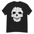 Skull Cat Graphic T-Shirt 100% Cotton