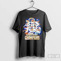 Classic Dodgers 2025 World Series Champions Trophy T Shirts