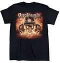 Vtg ONSLAUGHT Band For Fans Heavy Cotton Black All Size Unisex Shirt
