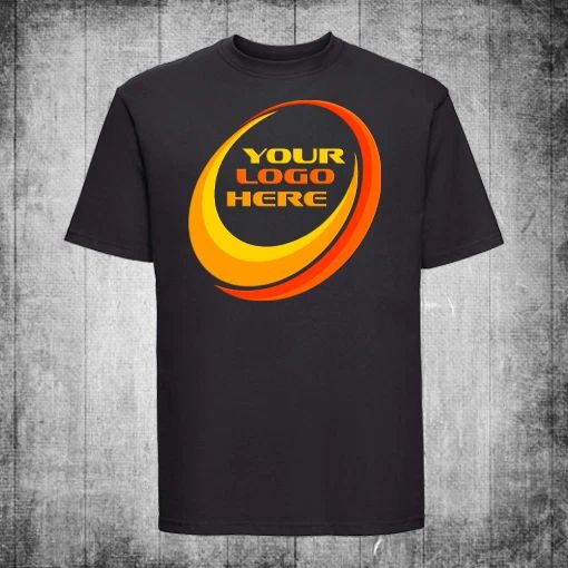 Custom printed Unisex T-shirt your text picture logo graphic  printed A4 size