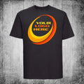 Custom printed Unisex T-shirt your text picture logo graphic  printed A4 size