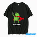 Huzzah Frog Knight Sword Meme Tshirts Sweater