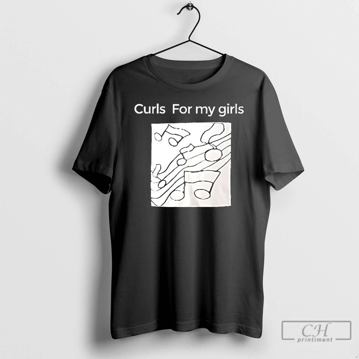 Classic Curls Of My Girls T Shirts
