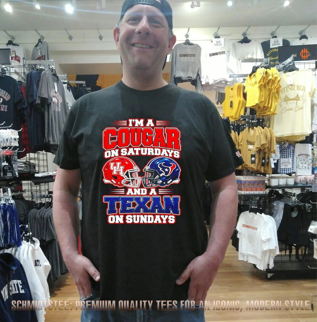 I’m a Cougar on Saturdays and a Texan on Sundays Houston Cougars Houston Texans shirt
