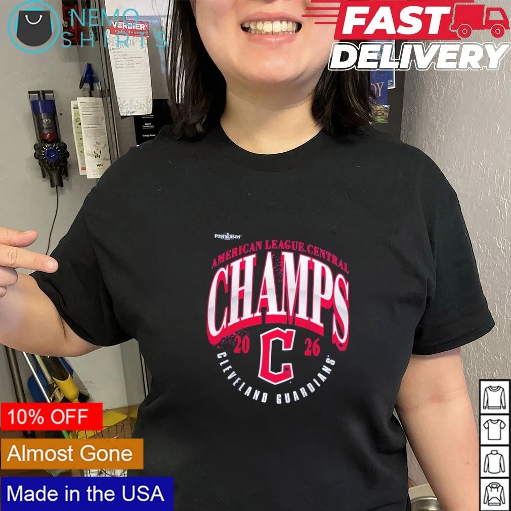 Cleveland Guardians 2026 American League Central Division Champions shirt