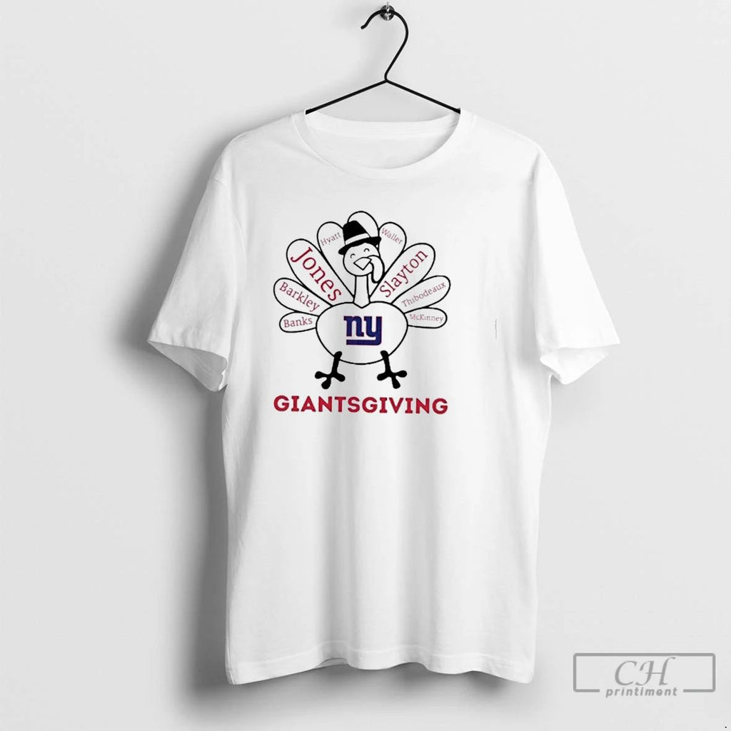 Premium Giantsgiving New York Giants X Thanksgiving T Shirts