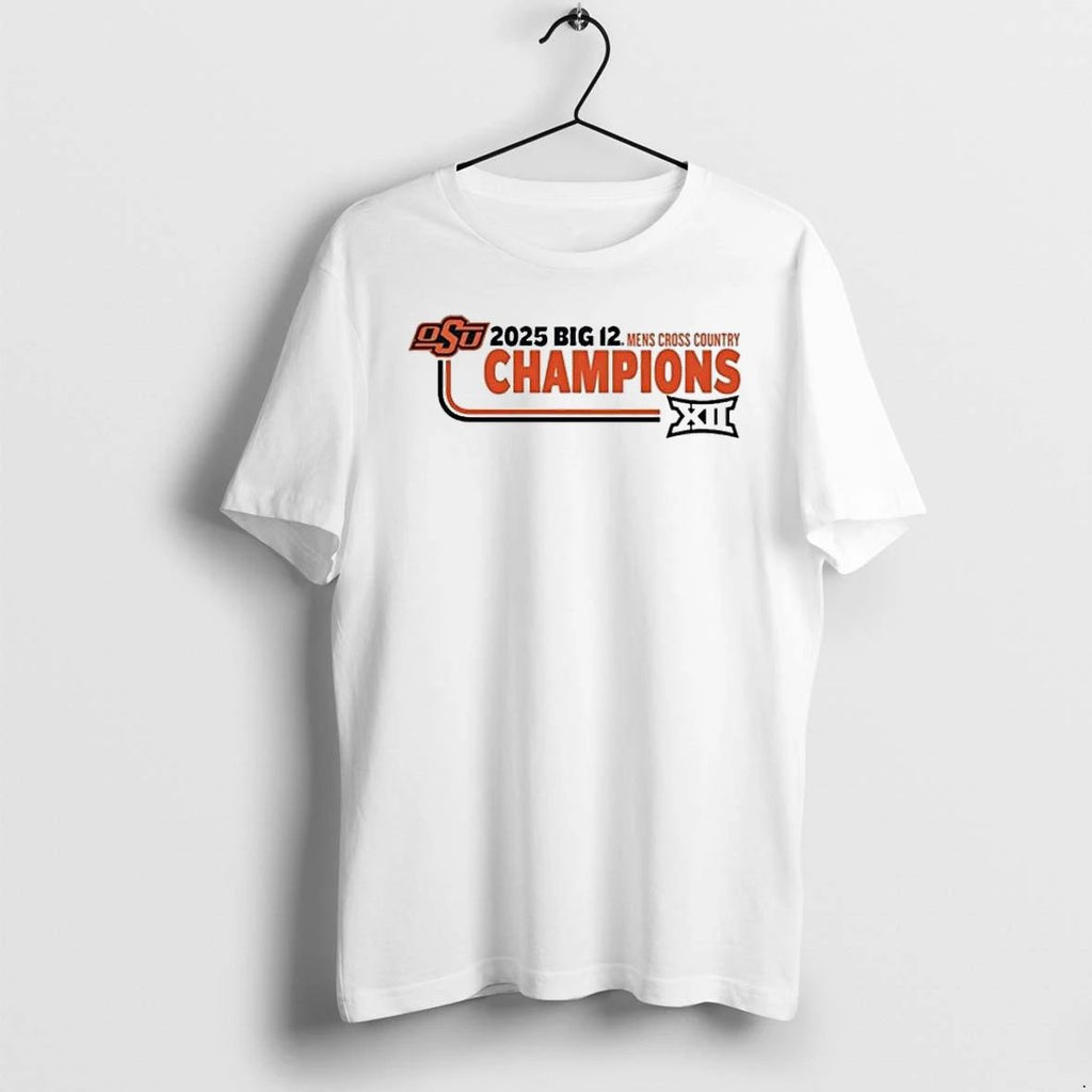 Oklahoma State Cowboys 2025 Big 12 Mens Cross Country Champions Tshirts Sweater