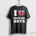 Classic I Love British Boys Inside Flag