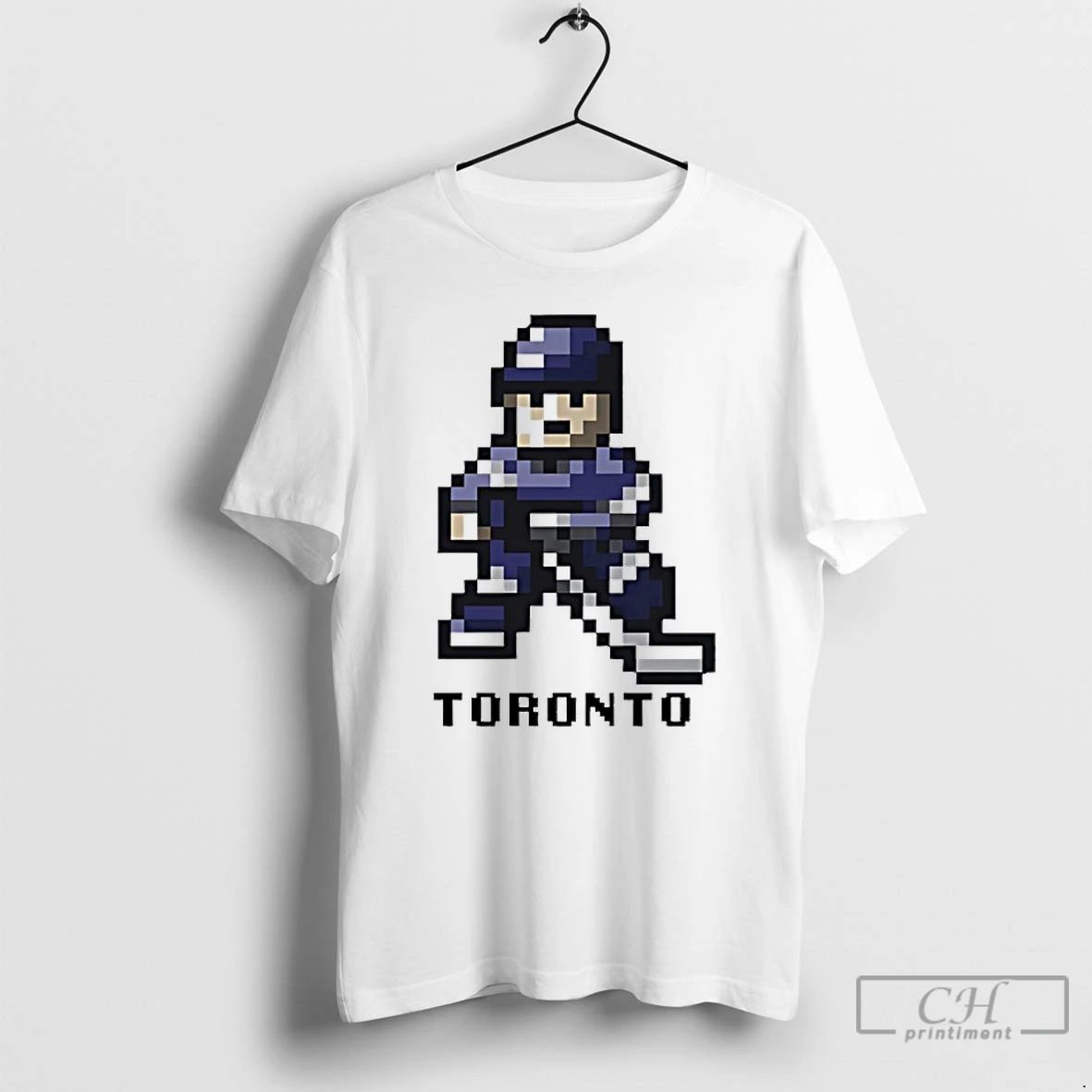 Classic Toronto Maple Leafs Hockey 8 Bit Retro Baller T Shirts