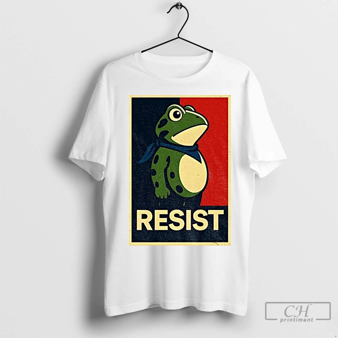Classic Portland Frog Resist Anti Trump Anti Fascism Political Hope