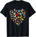 Birds Love Bird Watching Birder Nerd Wildlife Birdwatch Cotton Tee - MADE IN USA