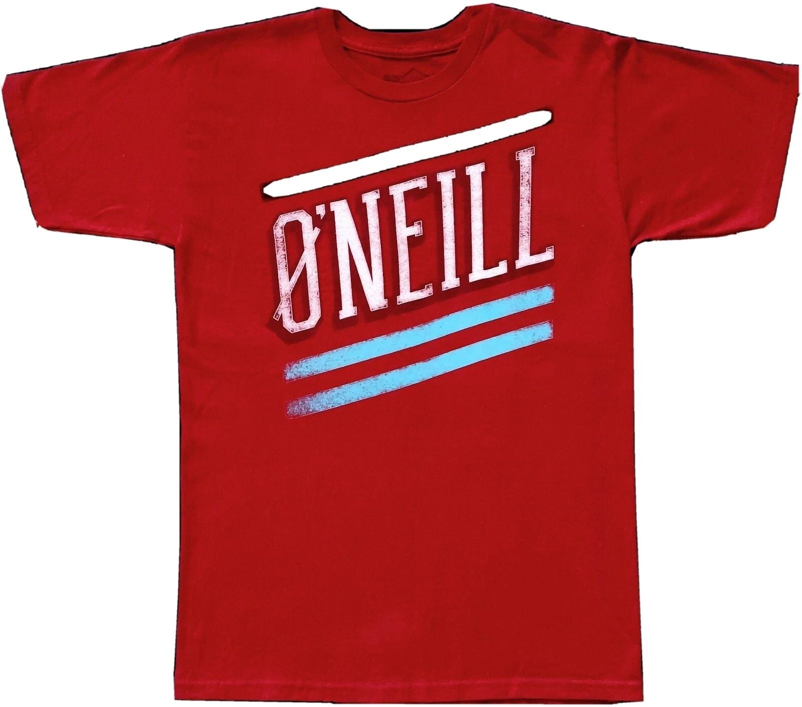O'NEILL Surf Skate Red T-shirt 100% Cotton ~ Size Mens Small
