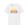 Adventure Your New Favorite Addiction Retro Horizon Typography T-Shirt