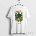 Classic Brett Favre Green Bay Packers Legendary Moment Splash Art T Shirts