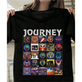 Journey Band Collection Album Gift For Fan Full Size T-shirt