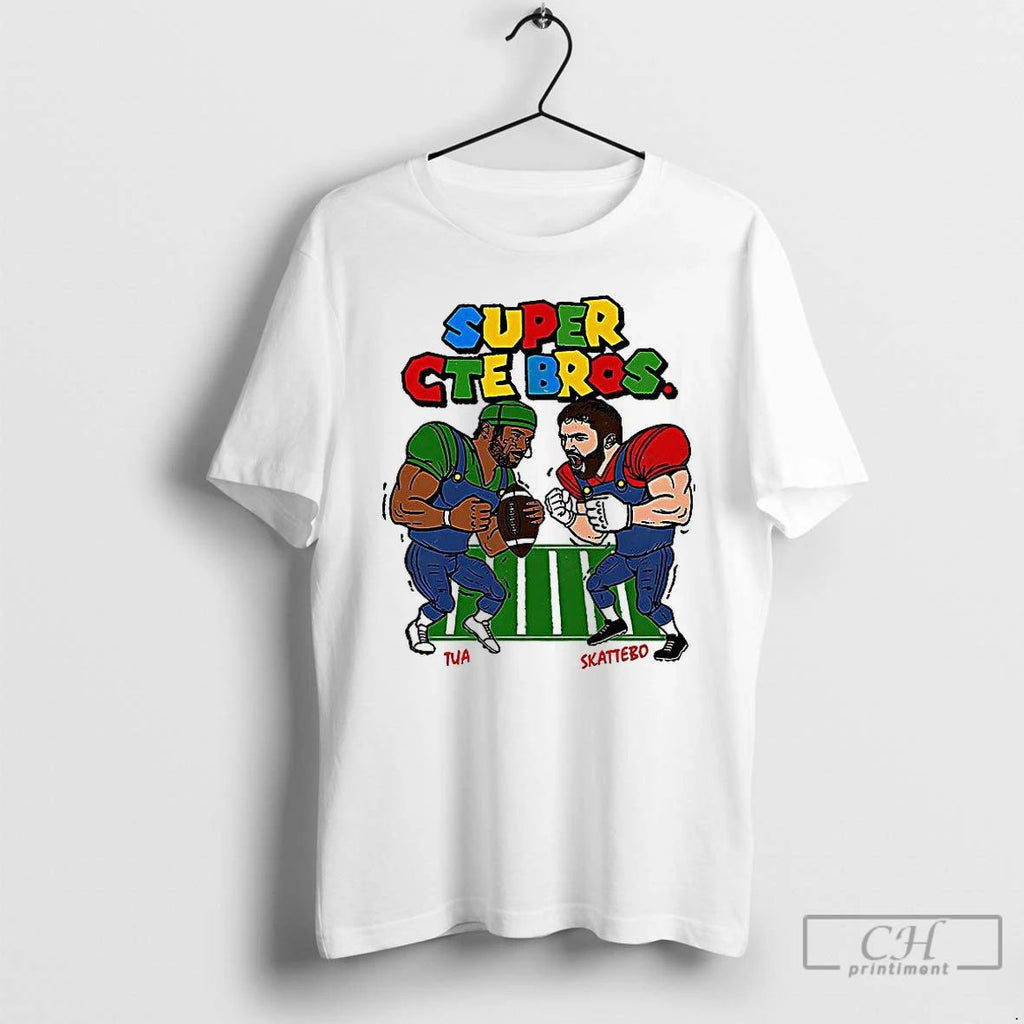 Classic Super Cte Bros Football Classic Games T Shirts