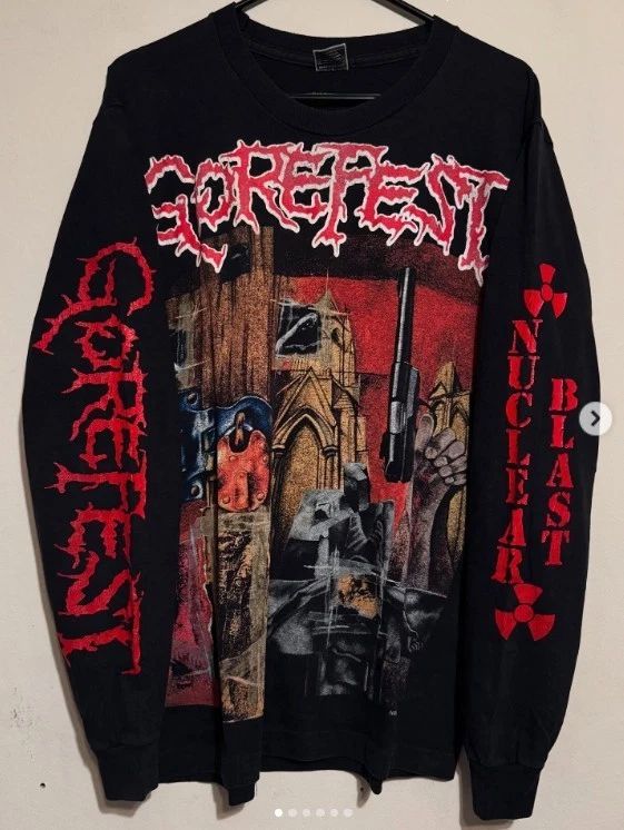 Gorefest - False - European Tour 1993 Vintage Long Sleeves Shirt Reprint