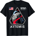 Artemis II Mission Patch Moon Space Program 2026 Unisex T-Shirt,Gildan 5000
