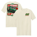 Joey Logano Hunt Brothers Pizza Car T-Shirt – Team Penske Natural Racing Tee – B