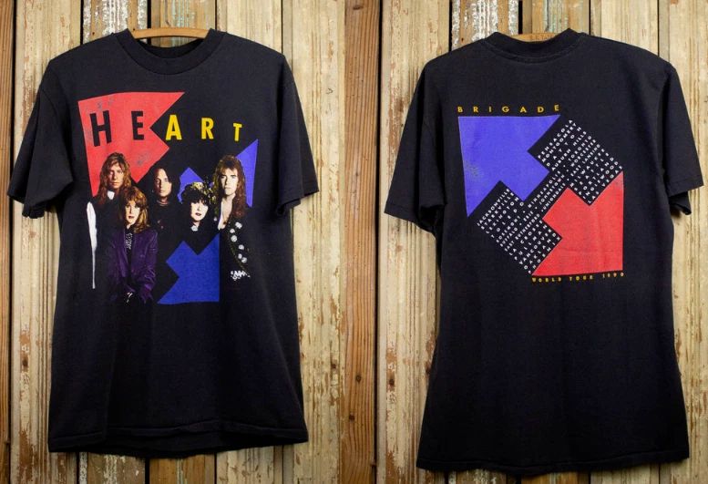 Vintage Heart Brigade World Tour Concert T-Shirt