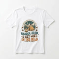 Retro Adventure Club Shirt Wander Roam Get Lost Wild Vintage Camping Hiking Tee