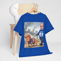 Anti Donald Trump Netanyahu Dog Walk Tee Political Satire T-Shirt Unisex Shirt !