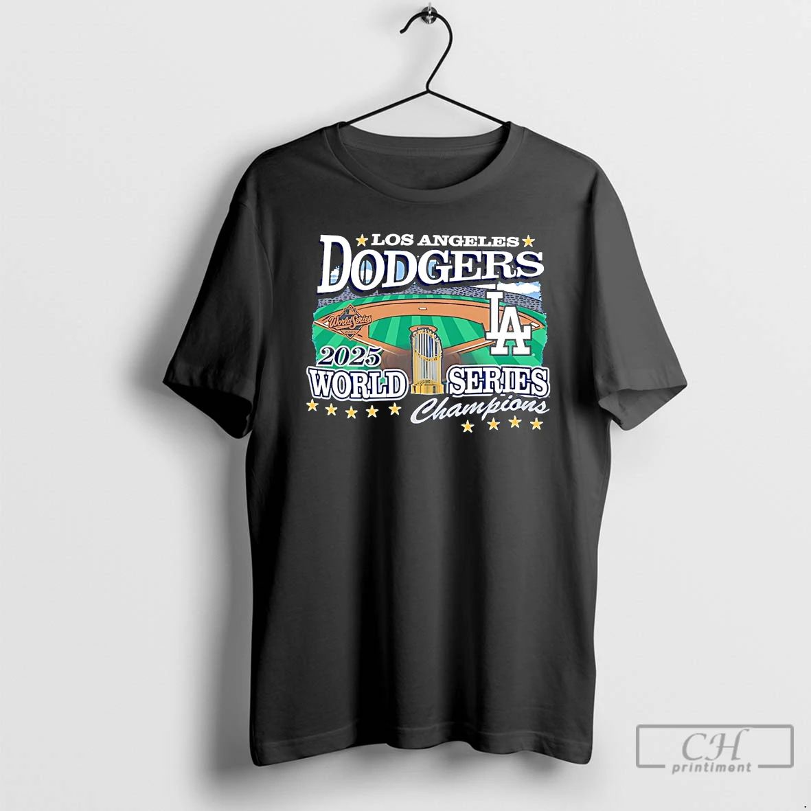 Classic Los Angeles Dodgers Diamond Home Plate 2025 World Series Champions T Shirts