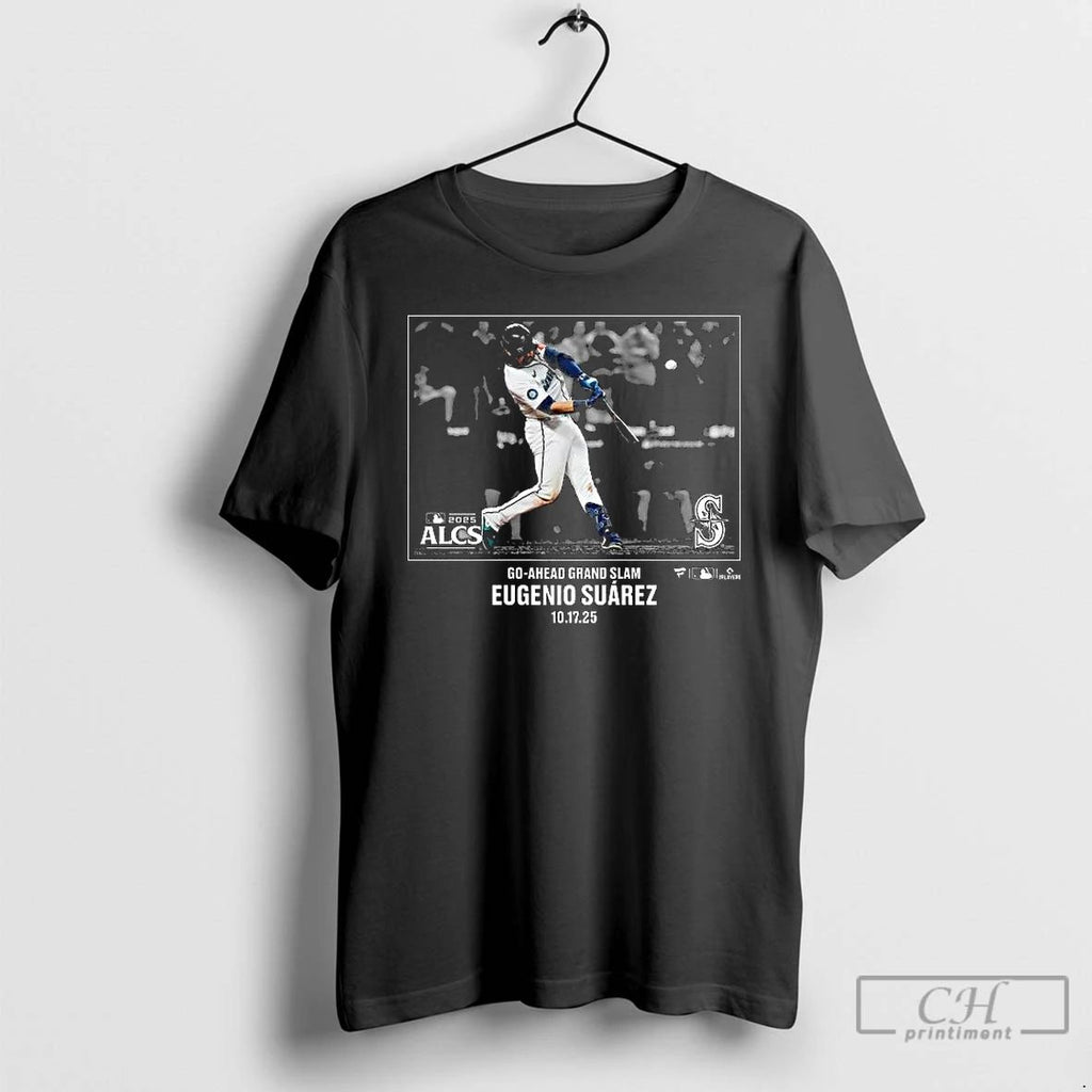 Classic Eugenio Suarez Seattle Mariners 2025 Mlb Postseason Moment Long Sleve T Shirts